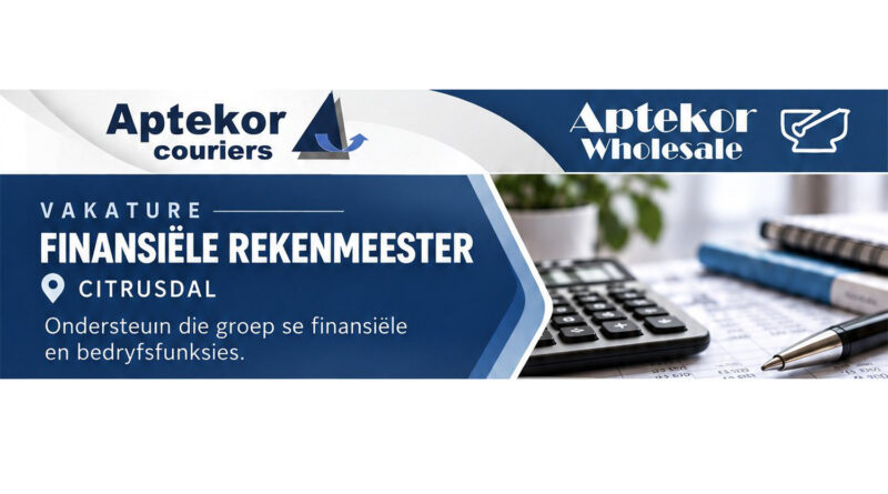 Vakature: Finansiële Rekenmeester